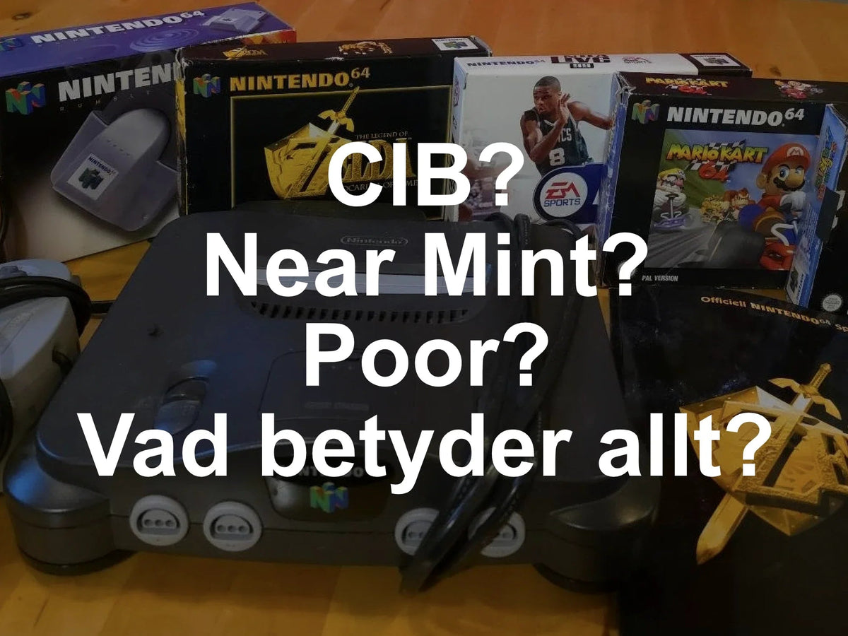 Så fungerar våra skicknivåer för spel och spelkonsoler - Pennybridge Collectibles