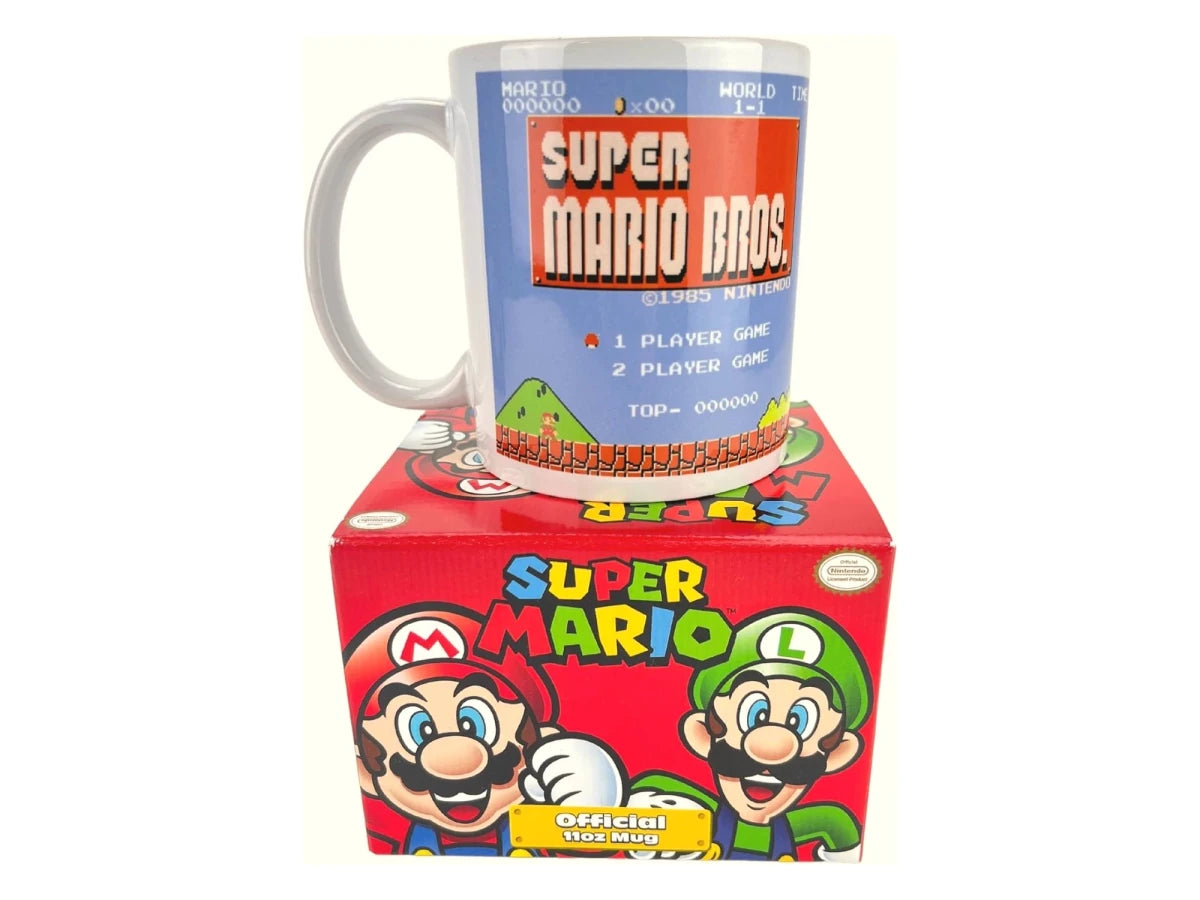 Gaming Mugg - Nintendo: Super Mario Retro Title - Pennybridge Collectibles