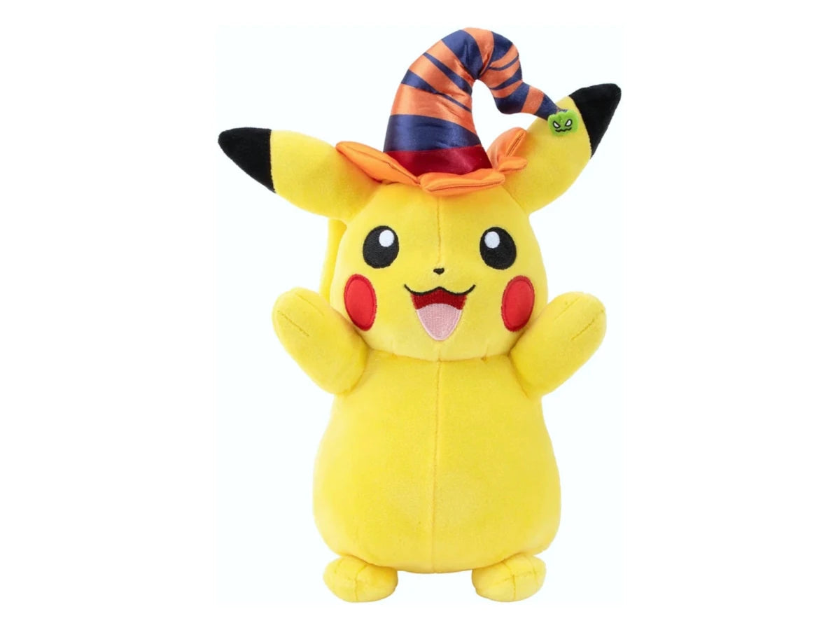 Pokémon 20cm - Plush - Pikachu With Halloween Hat - Pennybridge Collectibles